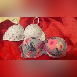 Pink Victoria’s Secret bras lot bundle 34C